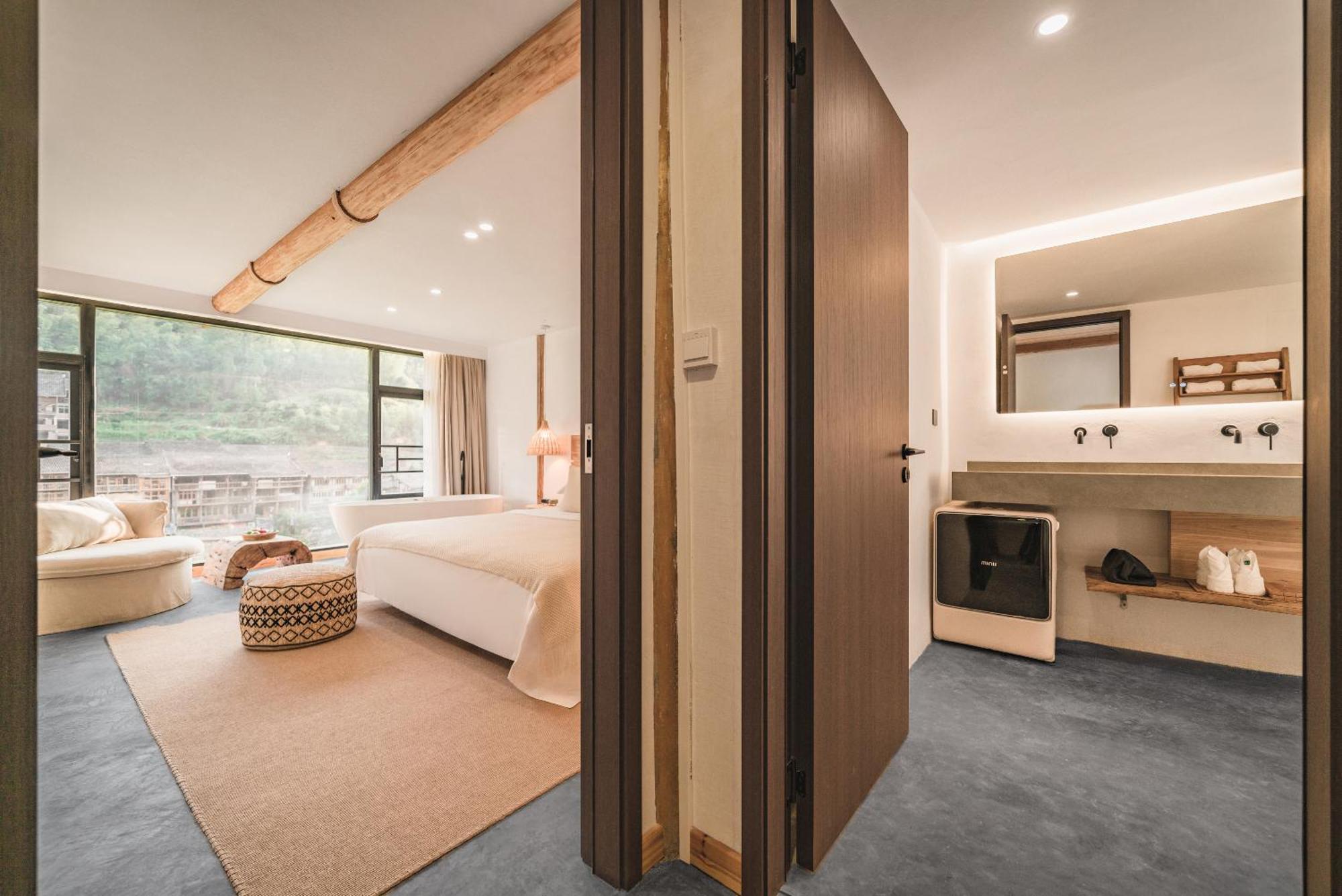 肇兴溪舍山堂 Creekside Inn 리핑 외부 사진
