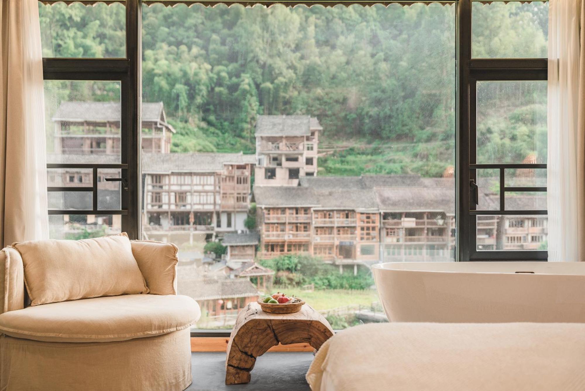 肇兴溪舍山堂 Creekside Inn 리핑 외부 사진